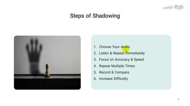 Steps of Shadowing