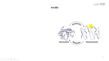 آشنایی با ساختار پروتئین و عوامل موثر بر دناتوراسیون