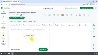 استفاده از قابلیت Paraphraser برای بازنویسی متن
