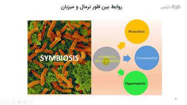 روابط بین فلور نرمال و میزبان