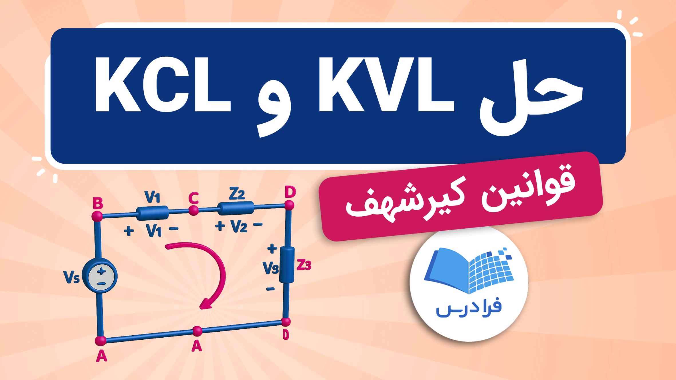 فیلم آموزش قوانینکیرشهف و KVL و KCL در فرادرس