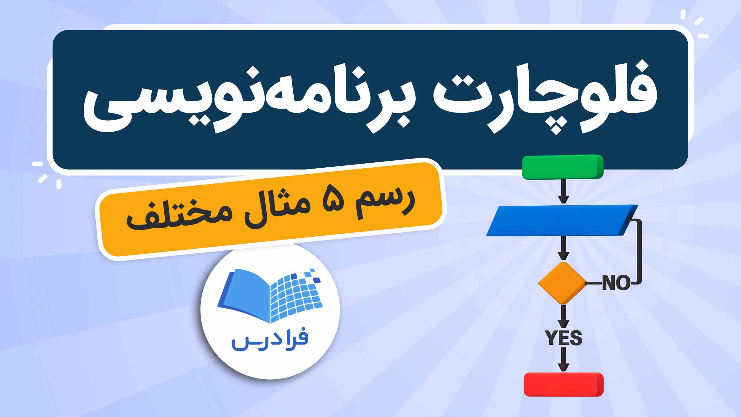فیلم آموزش فلوچارت نویسی در برنامه نویسی در فرادرس