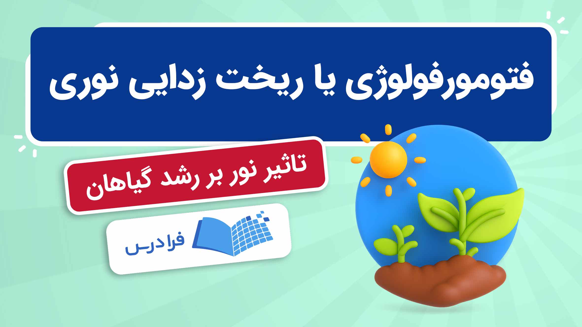 فیلم آموزش فتومورفولوژی و تأثیر نور بر رشد گیاهان