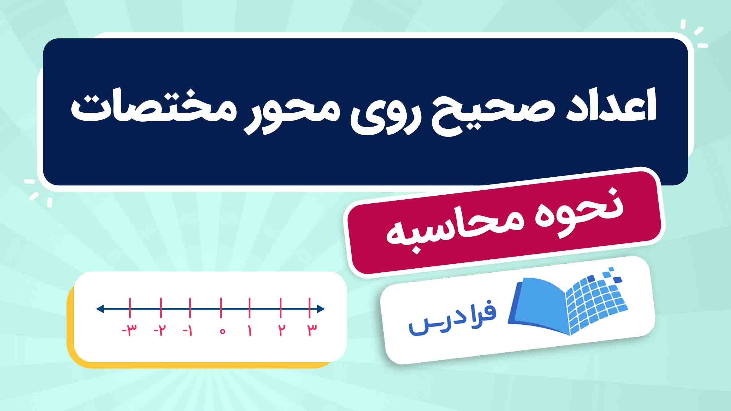 فیلم آموزش نمایش اعداد صحیح روی محور مختصات در فرادرس