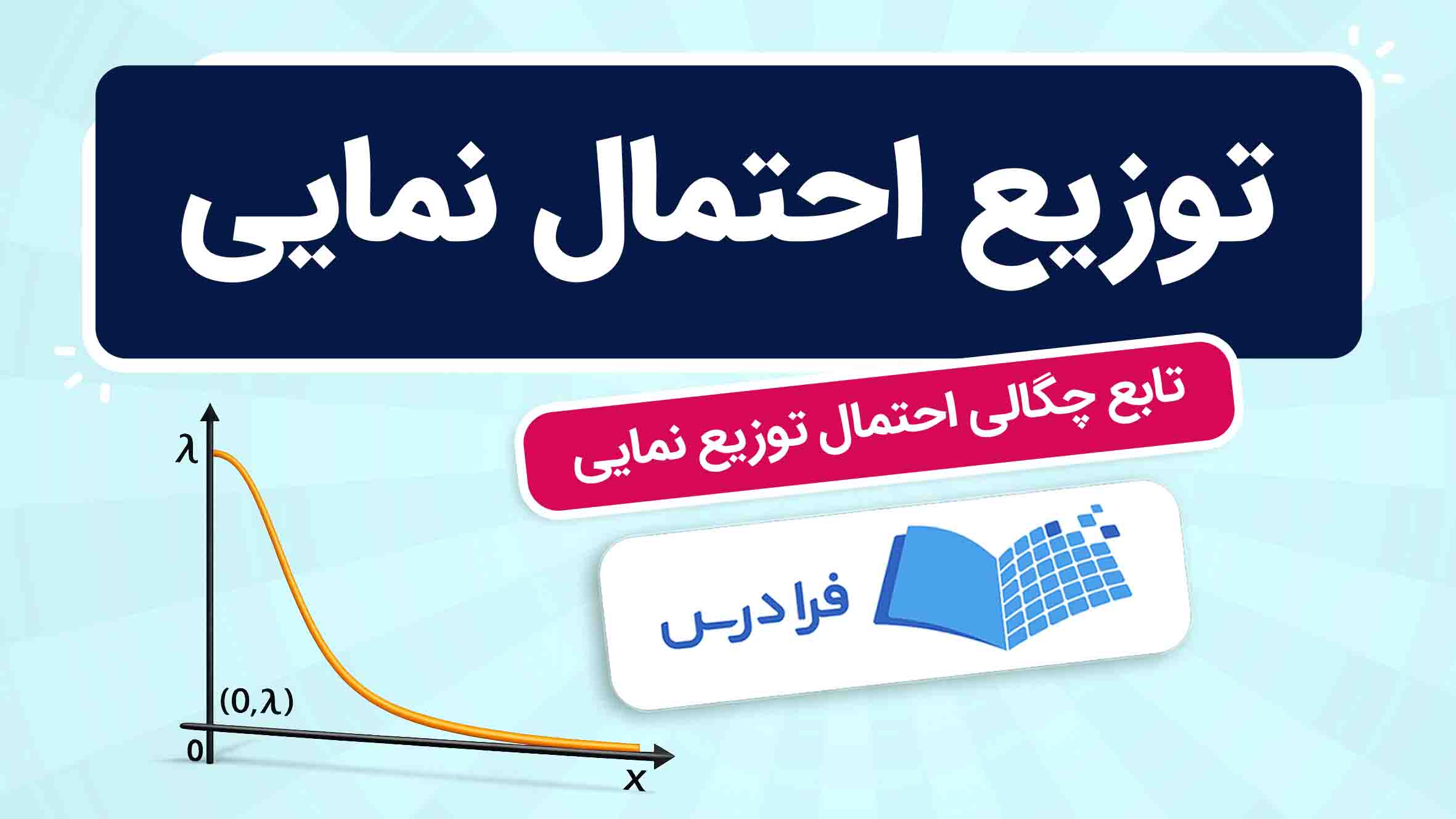 فیلم آموزش توزیع‌ احتمال‌ نمایی و تابع‌ چگالی در فرادرس