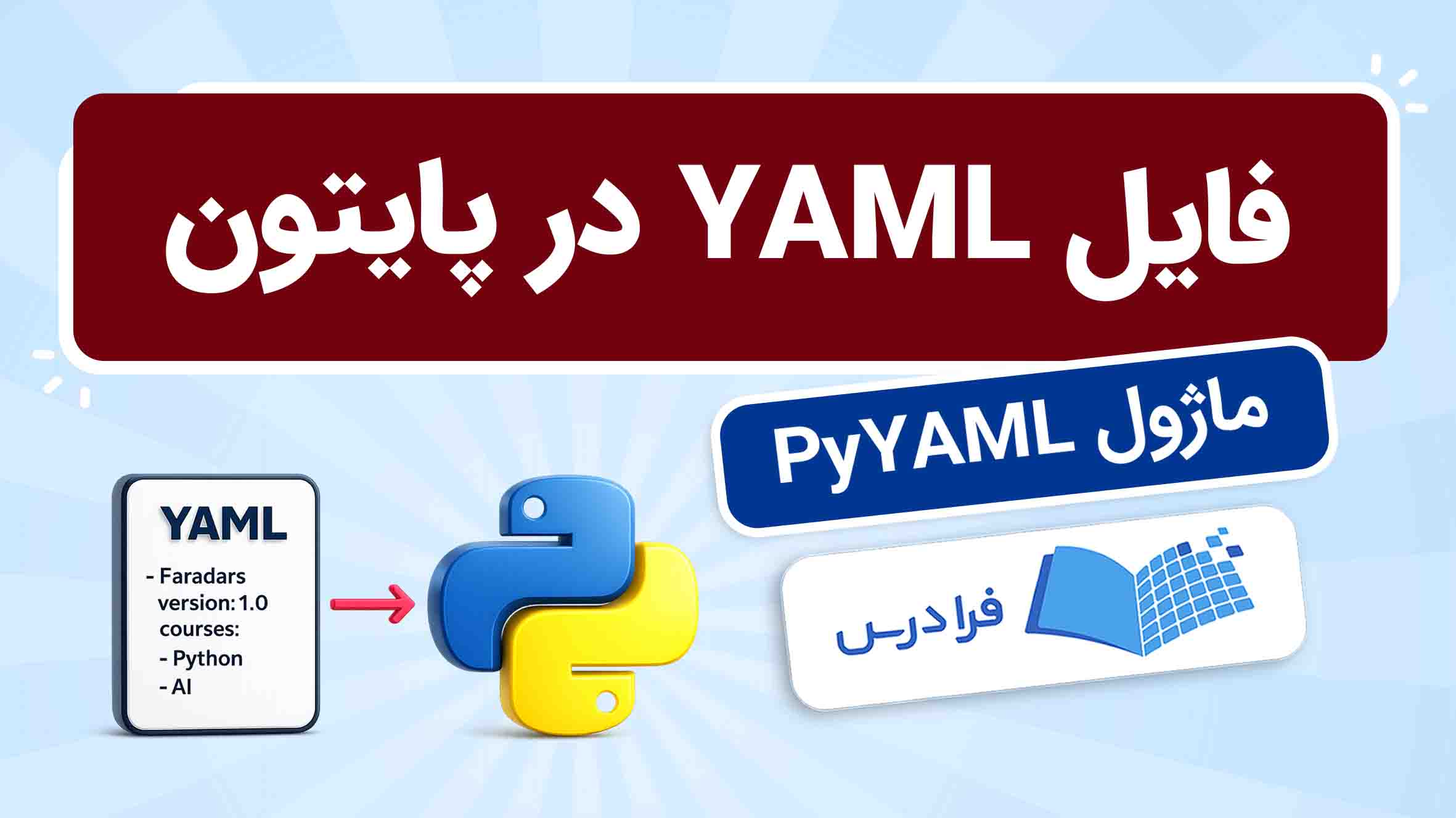 فیلم آموزش فایل YAML در پایتون با PyYAML در فرادرس