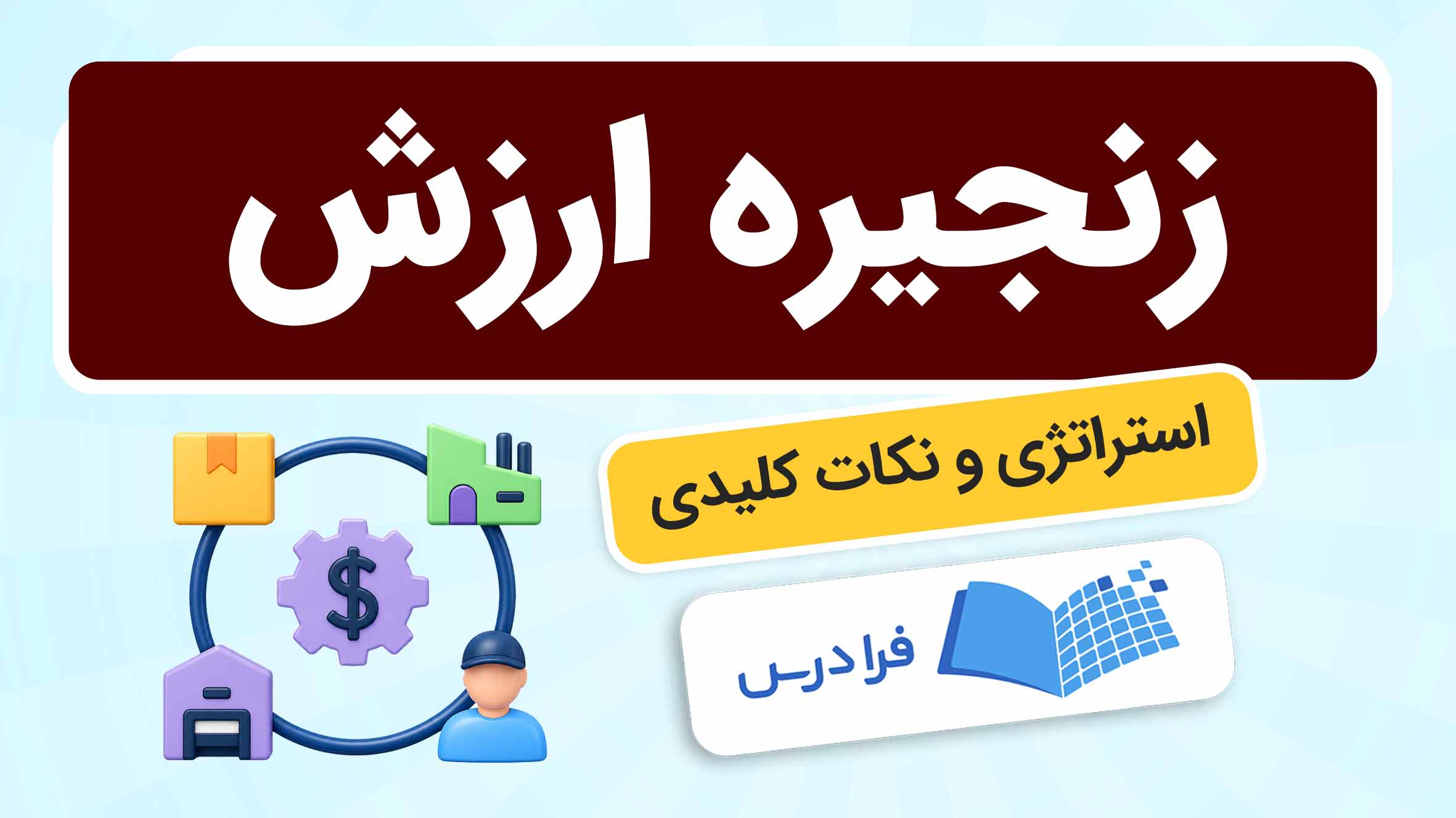 فیلم آموزش زنجیره‌ ارزش و استراتژی‌ها در فرادرس